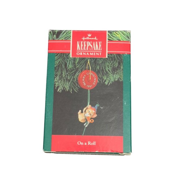 Hallmark 1991 Keepsake Ornament "Merry Christmas" Mouse Design - Picture 5 of 7